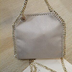 Stella Mccartney Medium Falabella Tote Chain Bag In Gold